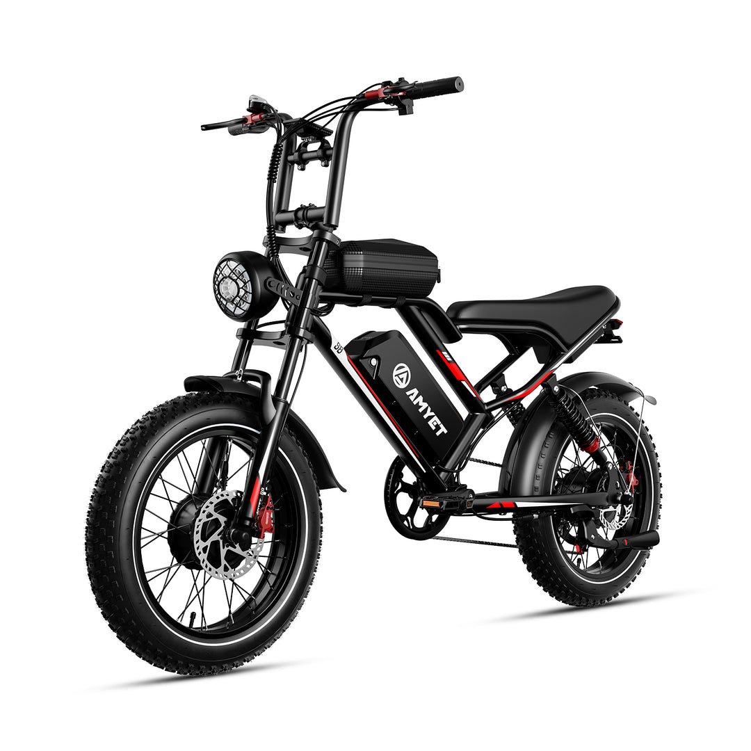 AMYET S8 Peak 3000W Dual Motor Electric Bike - Green: Save $550